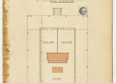 Muttaburra Courthouse plan 20/07/1984